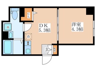 ＣＲＥＡＬ新富町の物件間取画像